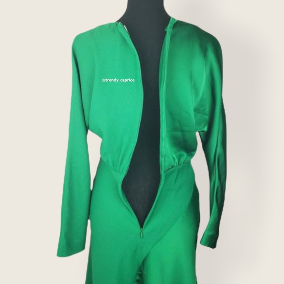 Cushnie x Target Midi Green Wrap Dress - Picture 5 of 5
